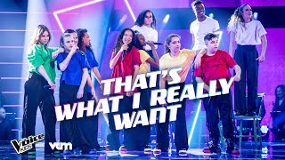 Alle Finalisten  Thats What I Really Want  Finale  The Voice Kids  VTM [upl. by Shiller]