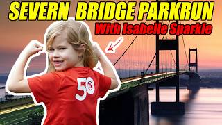 8 Year Old Isabelle Sparkle Smashes Severn Bridge Parkrun [upl. by Atteugram541]