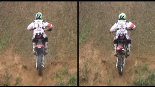 KTM 250 SX vs HONDA CRF450R [upl. by Buffum47]