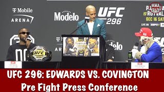 Full UFC 296 Pre Fight Press Conference Edwards vs Covington [upl. by Anselm]