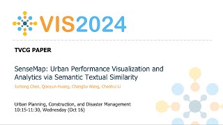 SenseMap Urban Performance Visualization and Analytics via Semantic Textual Similarity  Fast Forw [upl. by Odlanir]