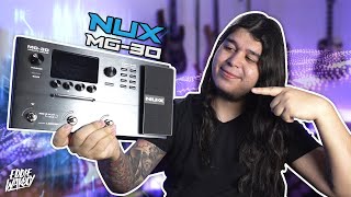 ¿LA MEJOR PEDALERA DE GAMA MEDIA  Review Nux MG30  Eddie Warboy [upl. by Anertac]