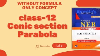 Parabola class12 NEB NEB CLASS12 parabola jee [upl. by Mini]