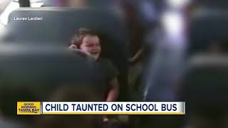 Kids bully 5yearold with special needs on bus [upl. by Danialah]