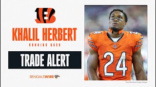 BREAKING Khalil Herbert Has Been Traded To The Bengals [upl. by Whiteley981]