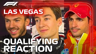 Drivers React After Qualifying  2024 Las Vegas Grand Prix [upl. by Ahsetel]