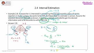 More Examples on CI for One Population Mean Variance Known [upl. by Inaniel]