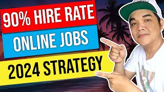 Online Jobs At Home For Beginners 90 Hire Rate Strategy 2024 [upl. by Thorin]