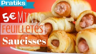 Cuisiner des minis feuilletés aux saucisses  Les astuces étudiantes [upl. by Dorie]