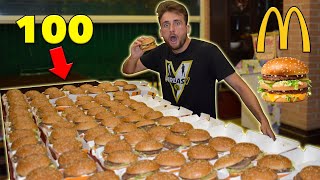 🍔 100 BIG MAC CHALLENGE Riuscirò a MANGIARLI TUTTI [upl. by Nalyak]