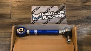 Quick Unboxing of Megan Racing Rear Toe Control Arm For Mitsubishi Lancer Evo 4  10 [upl. by Eliades]