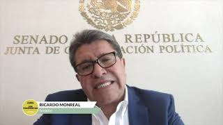 No decaerá la aprobación de AMLO revocación de mandato sólo procede con mayoría absoluta Monreal [upl. by Trebmal761]