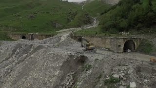 Coulée de boue impressionnante dans les HautesAlpes [upl. by Eoin]