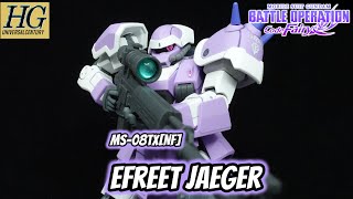 PBandai HG Efreet Jaeger Review  Gundam Battle Operation Code Fairy [upl. by Ahgiela357]