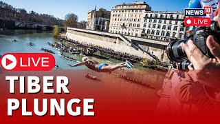 Rome New Year 2024  Rome New Year  New Years Plunge Into The Tiber River  Italy News Live  N18L [upl. by Herve]