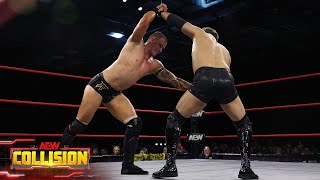 AEW Continental Classic Blue League Kazuchika Okada c vs Kyle Fletcher  12724 AEW Collision [upl. by Otrebmal]