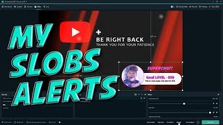 Streamlabs Custom Alerts for my YouTube Live stream BTS [upl. by Auqinat]