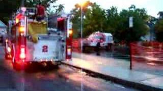 New City NY Fire Department 9Tower Wetdown Pt2 [upl. by Ahsie545]