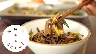 scallion noodles 대파 메밀면 레시피 [upl. by Eelyma]