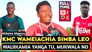 MCHOME MAPOVU ACHAFUKWA KMC WAMEIACHIA SIMBAWALIIKAMIA YANGAMUKWALA TUMEPIGWA HAMNA MCHEZAJI PALE [upl. by Akinuahs]