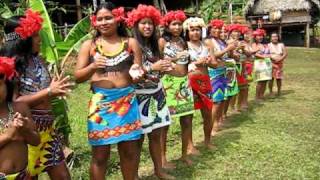 Panama Embera village visit [upl. by Derinna]