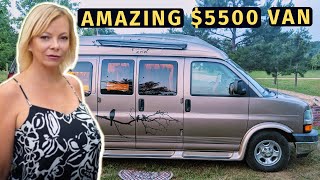 VAN TOUR 🚙 Solo Female Living in a Van Conversion 🚙 Amazing TINY HOUSE on Wheels [upl. by Guinevere]