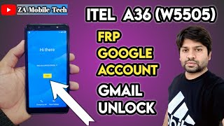 Itel A36 W5505 Frp Bypass  Itel W5505 Google Account Unlock  Za Mobile Tech [upl. by Aissenav]