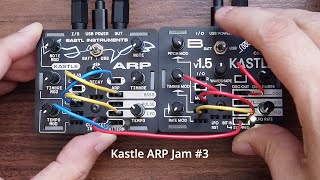 Bastl Kastle Arp 3 with Kastle Synth [upl. by Atter]