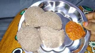 How to Make Ragi Idli రాగి ఇడ్లీ   Finger Millet Idli Recipe Preparation in Telugu [upl. by Doherty537]