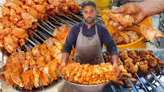 Chicken Dumchi Special BBQ Tikka Tail Recipes Rs60  Pakistani Street Food Zaiqa foodvlog [upl. by Dougie]