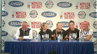 2024 Mingua Beef Jerky Girls Sweet 16 Bethlehem vs Pikeville Postgame Press Conference [upl. by Yrrek172]