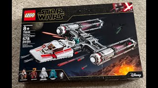 Lego Star Wars set 75249 Resistance Y Wing Starfighter Review [upl. by Anayeek]