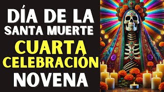 ROSARIO 4 NOVENA a la SANTA MUERTE MILAGROSA ceremonia RITUAL de OFRENDA a la SANTÍSIMA MUERTE [upl. by Orren]