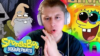 The SPONGEBOB CONSPIRACY 8 NEW MINI THEORIES By Alex Bale REACTION [upl. by Enirbas]