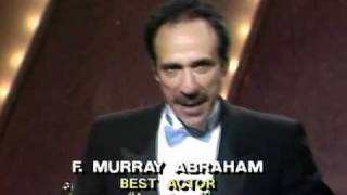 F Murray Abraham winning Best Actor [upl. by Ataner]