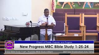 New Progress MBC Bible Study 12524 [upl. by Genni]