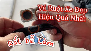 Hướng Dẫn Vá Ruột Xe Đạp Hiệu Quả Nhất Tốt Nhất Với Rema Tip Top Patch Kit Made In Germany [upl. by Ximena373]