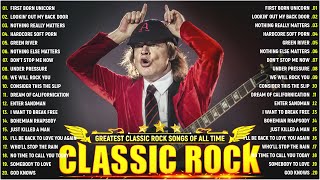 Top 100 Classic Rock Songs Of All Time 🔥 ACDC Pink Floyd Eagles Queen Def Leppard Bon Jovi [upl. by Shelly]