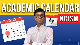 Official academic calendar by NCISM for 2024 [upl. by Finzer]