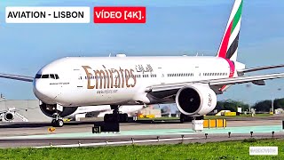 AVIATION  LISBON 4K  TAKEOFF end LANDINGBIG PLANES 10112024🇵🇹 [upl. by Frager]