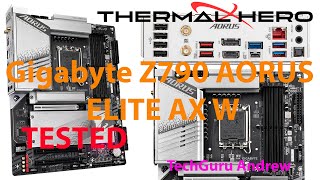 Gigabyte Z790 AORUS ELITE AXW  Thermal Hero Paste [upl. by Lydia]