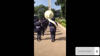 African Union DayAU celebrated by the Wesley Girls Regimental Band [upl. by Nosnek]