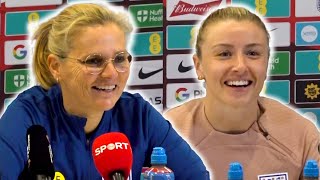 Sarina Wiegman and Leah Williamson prematch press conference  Ireland Women v England Women [upl. by Eltsyrk]