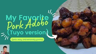 VLOG 2  How to cook quotPinatuyong Adobong Baboyquot recipe [upl. by Merdith179]