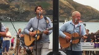 Port Isaac’s Fisherman’s Friends singing Sugar in the Hold 2018 [upl. by Attelliw]