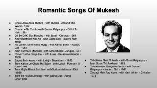 Romantic Songs Of Mukesh [upl. by Sulohcin]