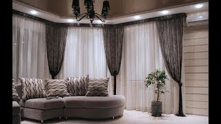 Дизайн Штор для Гостиной  фото  новинки 2018  Design Curtains for the Living Room [upl. by Cherye]