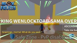 How To Glitch Inside King Wenlocktoad Over Heaven Without Doing Raids In Blox Fruits [upl. by Amlez940]