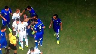 Luis Suarez bites Chiellini [upl. by Nylyak]