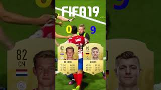 de Jong vs Kroos in FIFA OMG😱🔥 [upl. by Efrem]